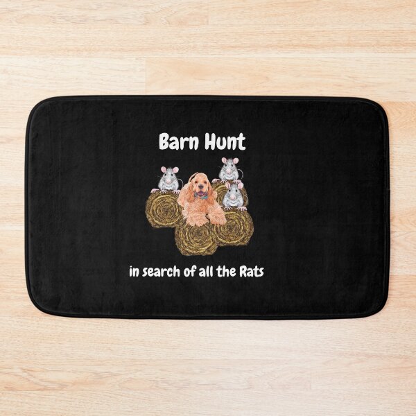 Item preview, Funny Barn Hunt - in search of all the rats with an English Cocker Spaniel dog designed and sold by Just4doglovers.