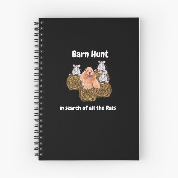Item preview,  Funny Barn Hunt - in search of all the rats with an English Cocker Spaniel dog designed and sold by Just4doglovers.