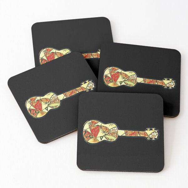 Item preview, Mixed media ukulele designed and sold by piesdesignart.