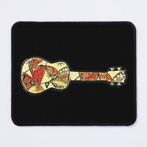 Item preview, Mixed media ukulele designed and sold by piesdesignart.