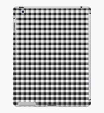 Black Gingham iPad Case/Skin
