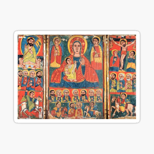 Artikel-Vorschau von Äthiopisch-orthodoxe Ikone, 16. Jahrhundert, designt und verkauft von Vintage Wall Art.