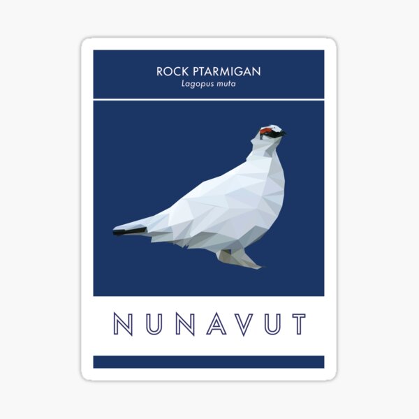 Nunavut - Rock Ptarmigan Sticker
