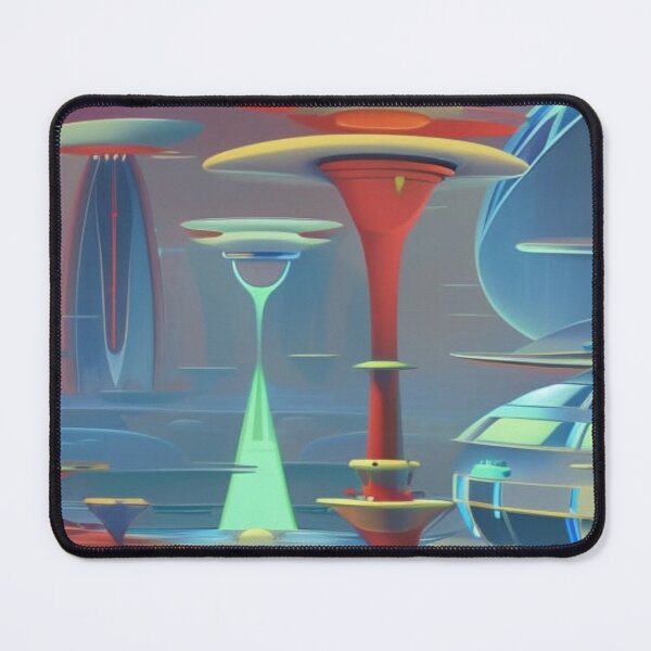 Item preview, Space Age Modern Atomic Futuristic Art designed and sold by HatzicTshirts.
