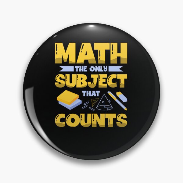 Aperçu de l'œuvre Math The Only Subject That Counts Mathematician créée et vendue par THaDesign.