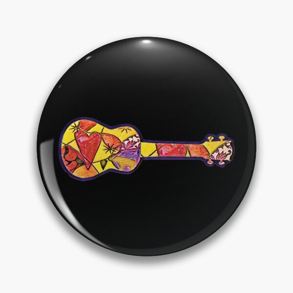 Item preview, Ukulele mixed media colorful designed and sold by piesdesignart.