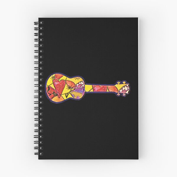 Item preview, Ukulele mixed media colorful designed and sold by piesdesignart.