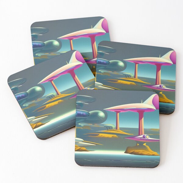 Item preview, Space Age Modern Atomic Futuristic Art designed and sold by HatzicTshirts.