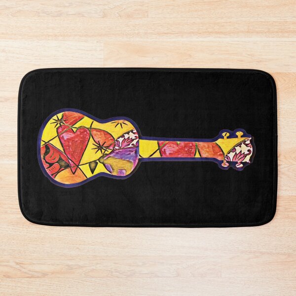 Item preview, Ukulele mixed media colorful designed and sold by piesdesignart.