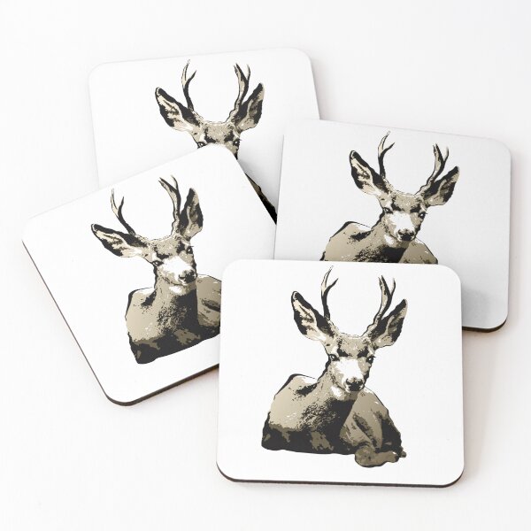 Item preview, Deer at Rest - Stencil  designed and sold by Littleviews.
