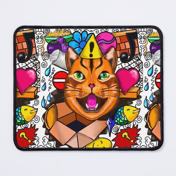 Item preview, Doodle doodles pattern cat design graffiti designed and sold by Artonmytee.
