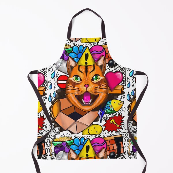 Item preview, Doodle doodles pattern cat design graffiti designed and sold by Artonmytee.