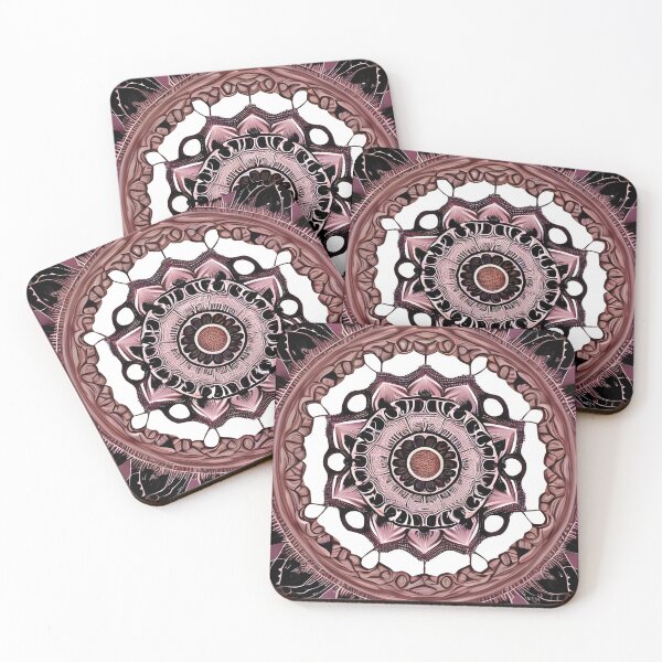 Item preview, Rose Gold Mandala Flower Artwork  designed and sold by gramizzia.