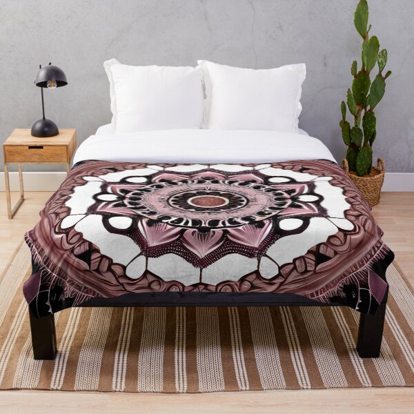 Item preview, Rose Gold Mandala Flower Artwork  designed and sold by gramizzia.