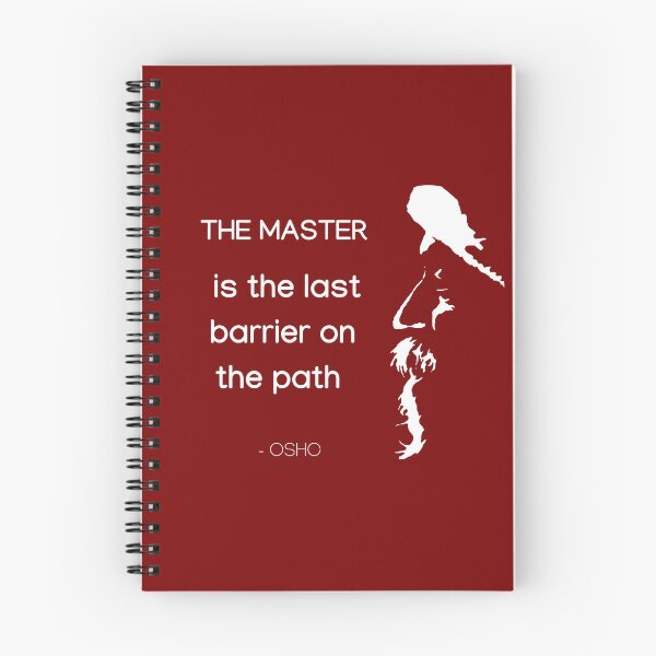 Item preview, The master is the last barrier on the path... Osho Quote – To Turn You Outside In! - text design designed and sold by RetComly.