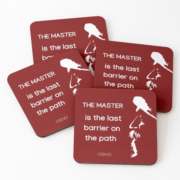 Item preview, The master is the last barrier on the path... Osho Quote – To Turn You Outside In! - text design designed and sold by RetComly.