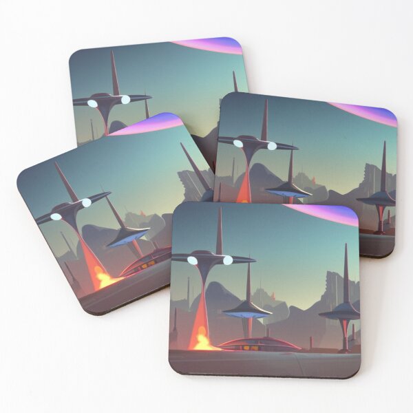Item preview, Space Age Modern Atomic Futuristic Art designed and sold by HatzicTshirts.