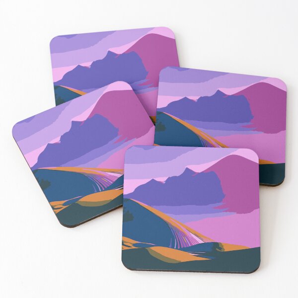 Item preview, Vintage Abstract Illustration:- Retro Landscape Illustration-Vintage Landscape art  designed and sold by typoinspired.