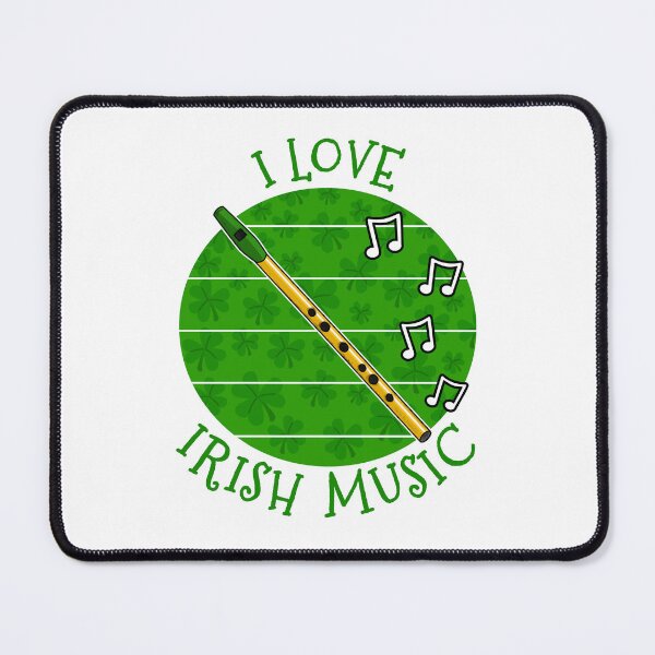 Item preview, St Patrick's Day Tin Whistle, I Love Irish Music designed and sold by doodlerob.