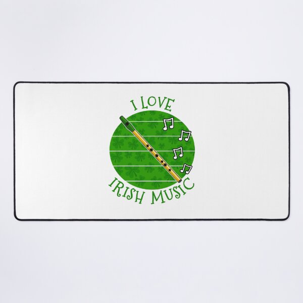 Item preview, St Patrick's Day Tin Whistle, I Love Irish Music designed and sold by doodlerob.