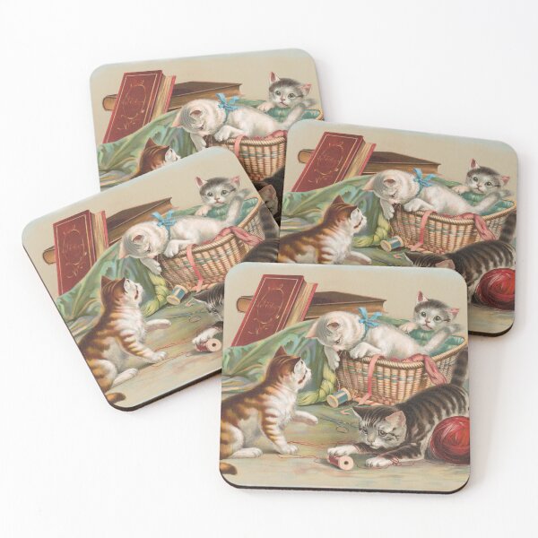 Item preview, Vintage Kitten Illustration, 1800s designed and sold by Vintage Wall Art.