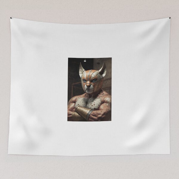 Item preview, Luchador Cat 3 designed and sold by Paul Neuhaus.