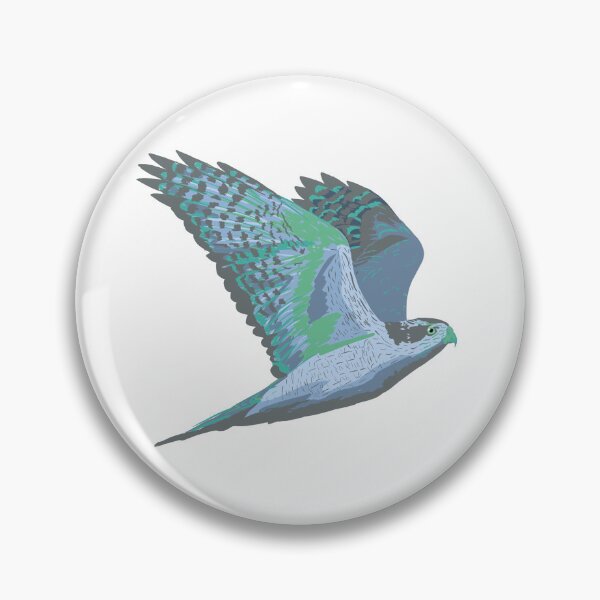 Item preview, Minty Goshawk designed and sold by CelticCrowsNest.
