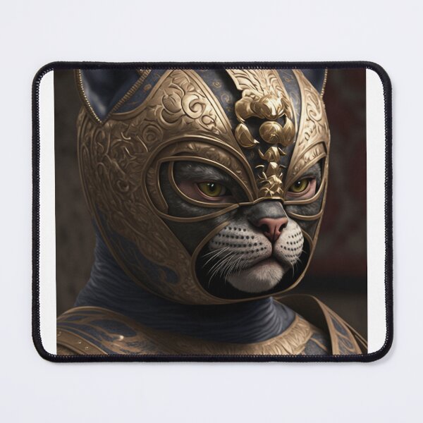 Item preview, Luchador Cat 4 designed and sold by Paul Neuhaus.