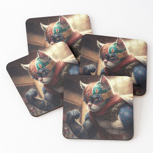 Item preview, Luchador Cat 5 designed and sold by Paul Neuhaus.