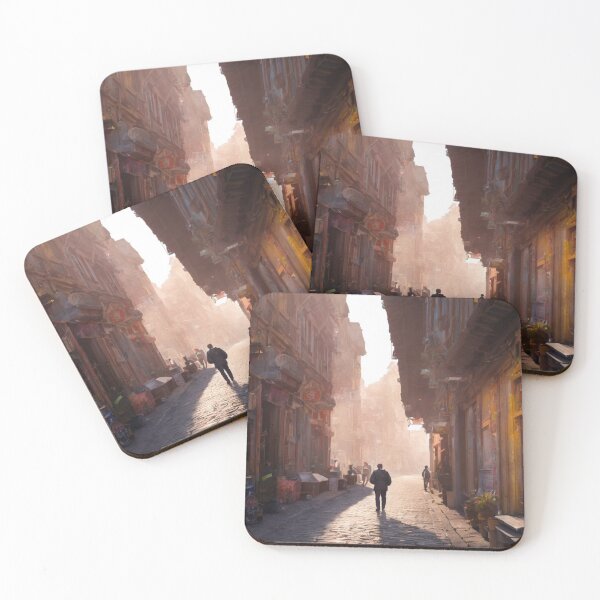 Item preview, Traveler lost in a town designed and sold by HoseArt.