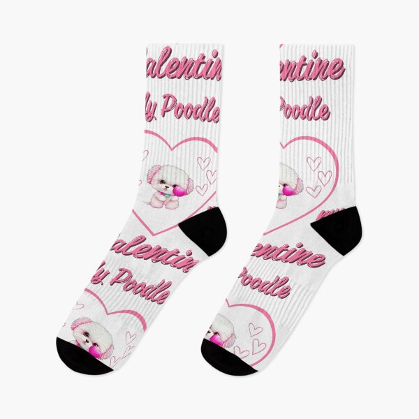 Aperçu de l'œuvre Mon caniche est mon Valentin créée et vendue par BajoTShop.