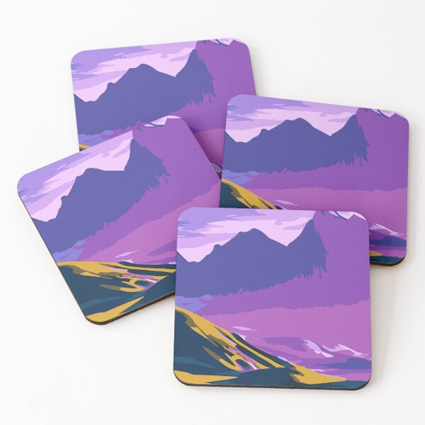 Item preview, Vintage Abstract Illustration:- Retro Landscape Illustration-Vintage Landscape art  designed and sold by typoinspired.