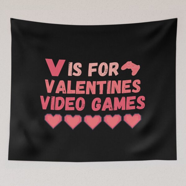 Item preview,  Valentines Day Boys Kids Son V Is For Video Games Gamer T-Shirt designed and sold by jounior ⭐⭐⭐⭐⭐.