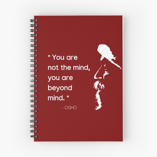 Item preview, Osho - You are not the mind, you are beyond mind - text design designed and sold by RetComly.