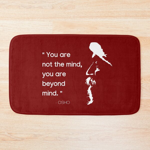 Item preview, Osho - You are not the mind, you are beyond mind - text design designed and sold by RetComly.