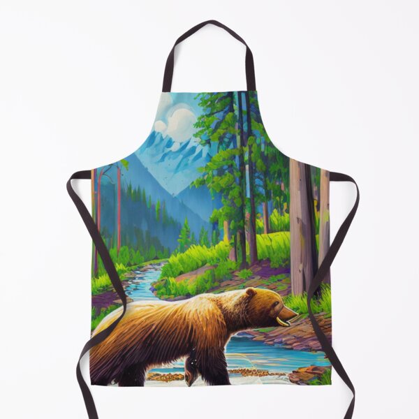 Item preview, A Bear's Fishing - Pine Tree Paradise - A Bear's Fishing designed and sold by WBP Mart.