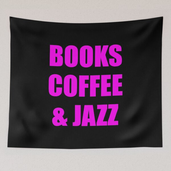 Item preview, Books coffee and Jazz designed and sold by Inspirationmotivation.