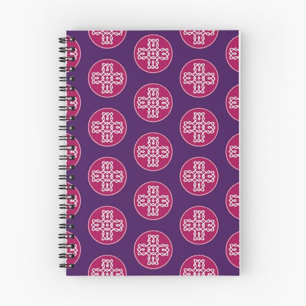 Item preview, Dot kolam/muggu deep pink tile designed and sold by ShreecreatE.