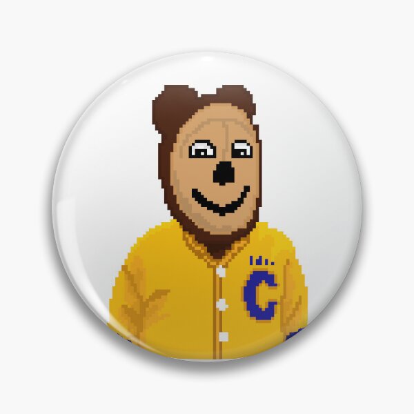 Item preview, Oski Bear Pixel art designed and sold by sarsar1227.