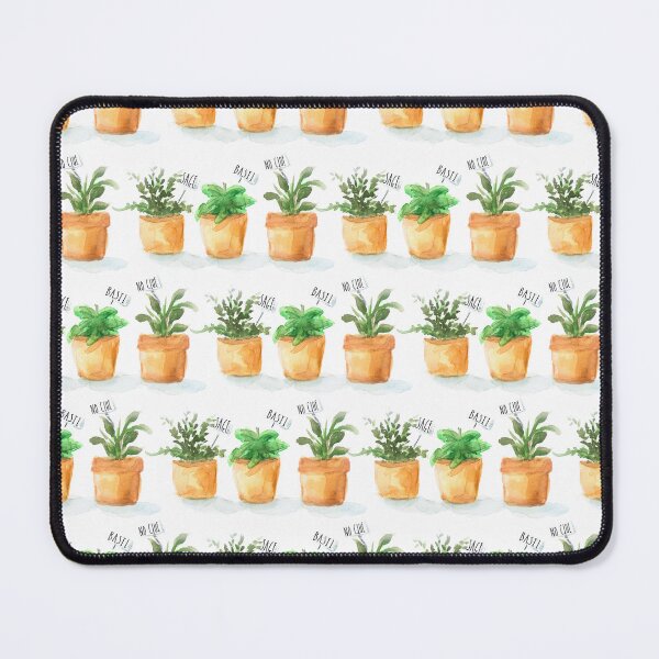 Item preview, Potted Herbs Watercolor designed and sold by Daily Miracles.
