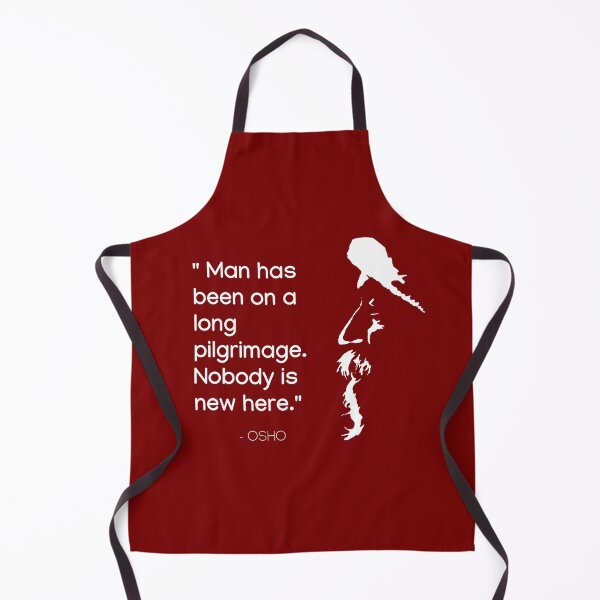 Item preview, Osho - Man has been on a long pilgrimage - text design designed and sold by RetComly.