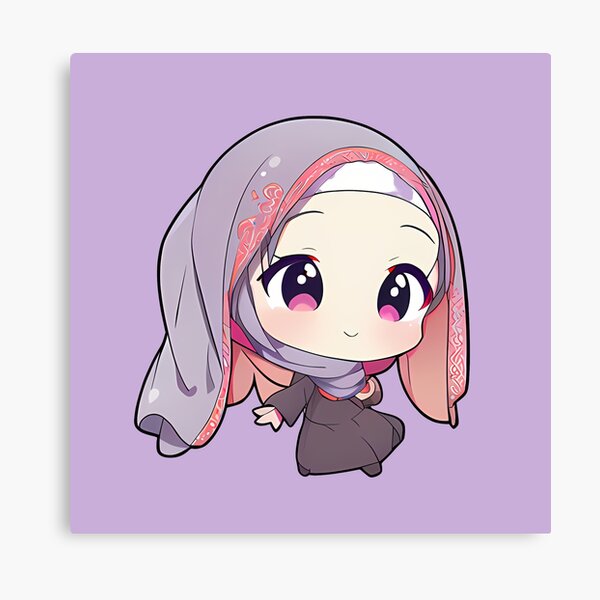 Cute Anime Muslim Canvas Prints for Sale | Redbubble