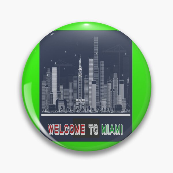 Item preview, Cityscape Silhouette: Welcome to Miami designed and sold by mturns57.