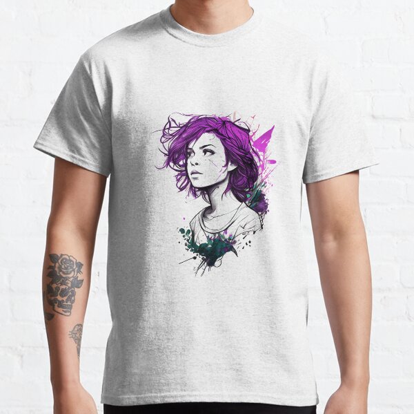 Doodle Girl Classic T-Shirt