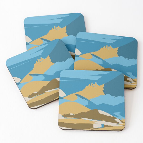 Item preview, Vintage Abstract Illustration:- Retro Landscape Illustration-Vintage Landscape art  designed and sold by typoinspired.
