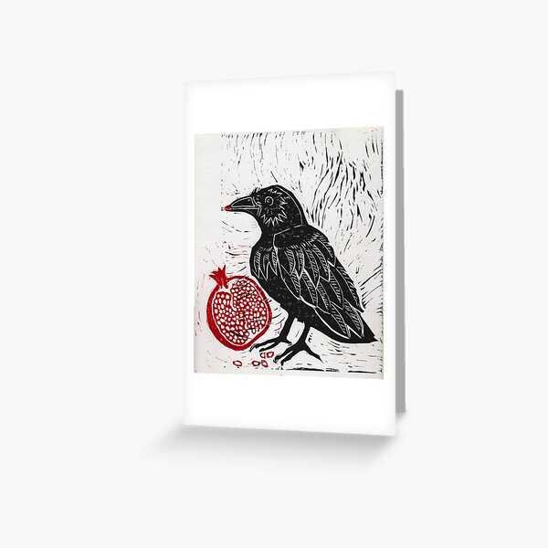 Item preview, Raven and Pomegranate  designed and sold by Stacie Arellano.