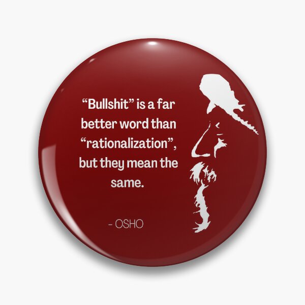 Item preview, Rationalization... Osho Quote – To Turn You Outside In! - text design designed and sold by RetComly.