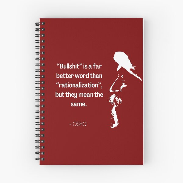 Item preview, Rationalization... Osho Quote – To Turn You Outside In! - text design designed and sold by RetComly.