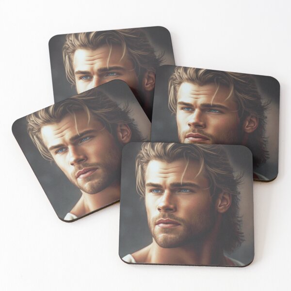 Item preview, Chris Hemsworth portrait art designed and sold by coffeecup_.