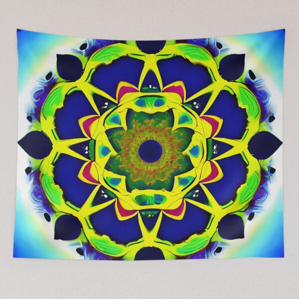 Item preview, Mandala Flower Artwork  designed and sold by gramizzia.